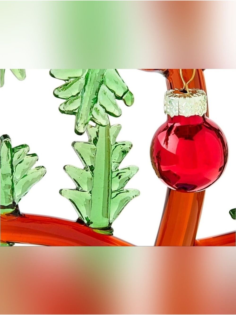 Snoopy Glass Tabletop Tree, 3 Pieces, Brown, by Ruz - Picture 3 of 6